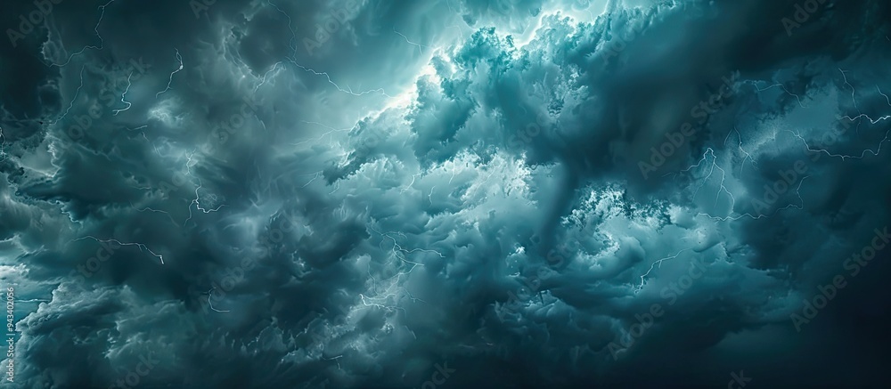 Capture the dramatic sky pre storm as a perfect background for your design with copy space image