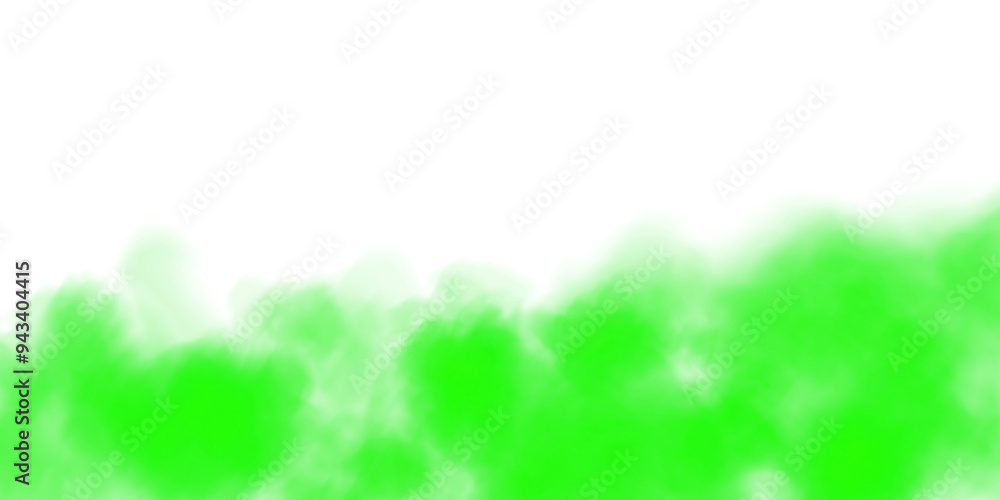 Fantastic green smoke. Magic smoke. Smog cloud on podium or stage. Fog vapor over ground or water surface, magic haze. PNG. Fantastic green smoke. Magic smoke. Smog cloud on podium or stage. Fog vapor over ground or water surface, magic haze. PNG.