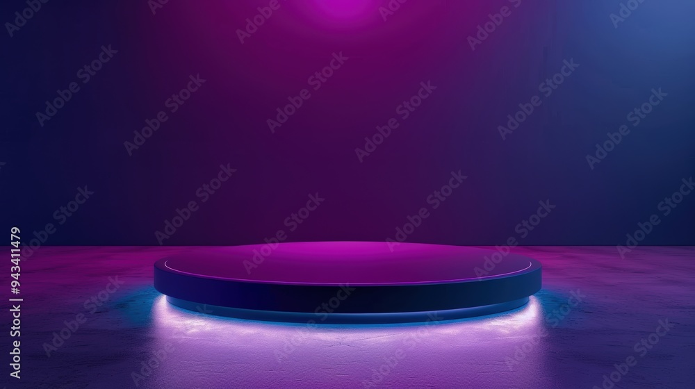 Purple & blue neon light Purple & blue neon light
