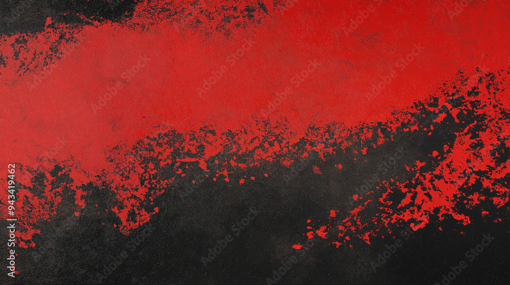 Abstract red and black paint splatter background. Abstract red and black paint splatter background.
