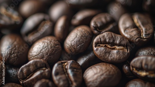 Roasted coffee beans for background purposes