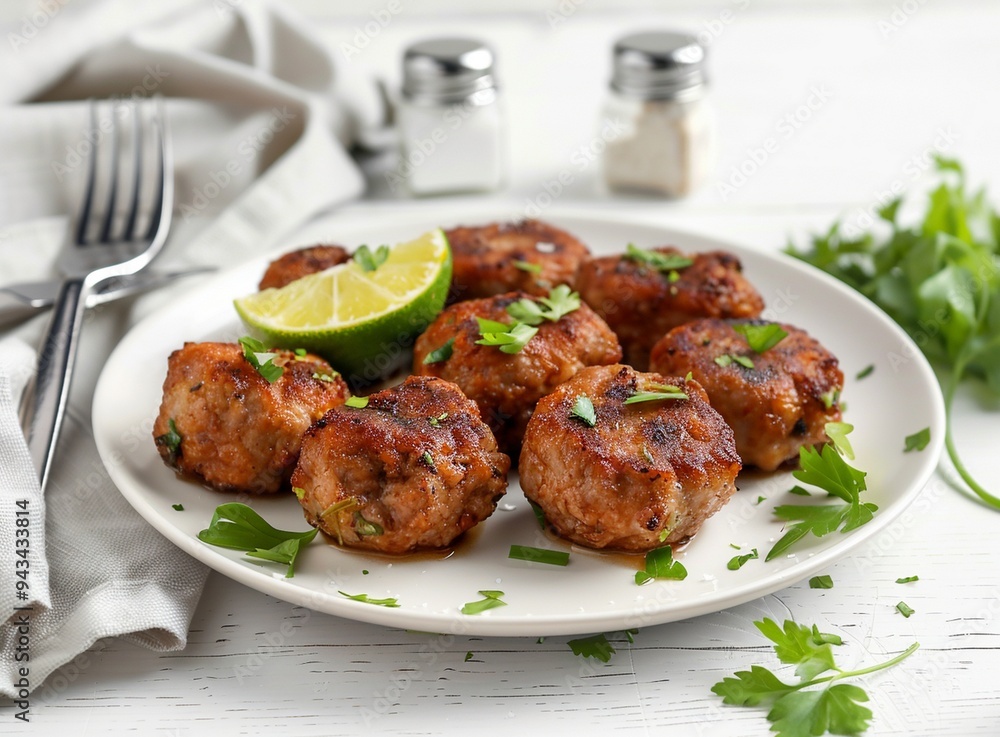 Khoraya falafel with meat filling Khoraya falafel with meat filling