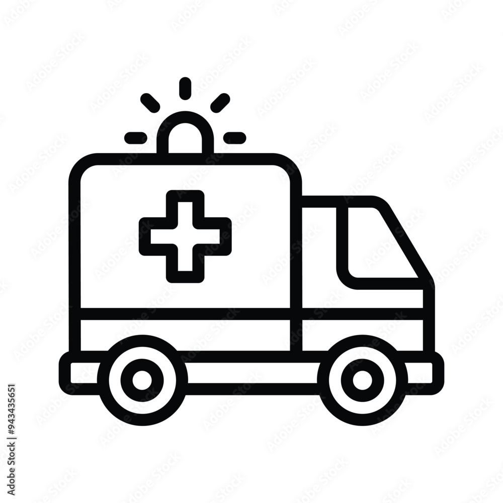 An amazing vector design of ambulance, medical emergency vehicle An amazing vector design of ambulance, medical emergency vehicle