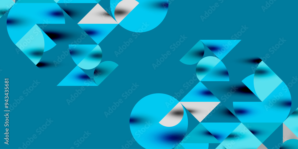 Triangles, round triangles and circles techno art. Vector Illustration For Wallpaper, Banner, Background, Card, Book Illustration, landing page Triangles, round triangles and circles techno art. Vector Illustration For Wallpaper, Banner, Background, Card, Book Illustration, landing page