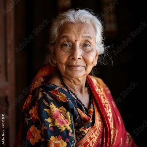 Portrait of a elderly woman