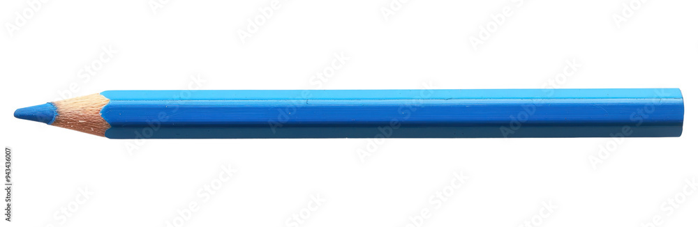 PNG Blue colored pencil on white PNG Blue colored pencil on white