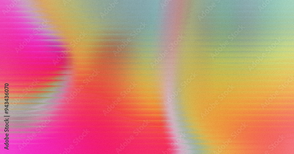 Foto Abstract ribbed glass texture fluted smeared blurred horizontal line stripes background