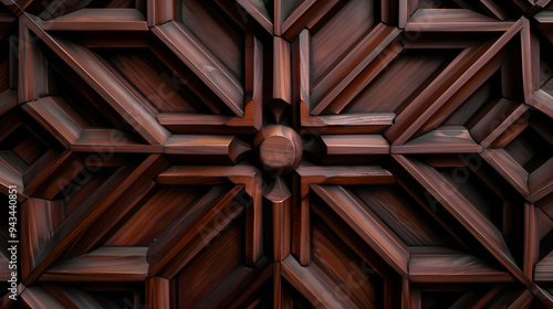 Close View Decorative Ceiling