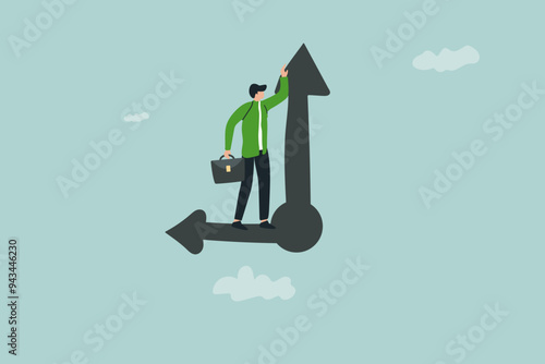 punctual in working time management. Just in time concept