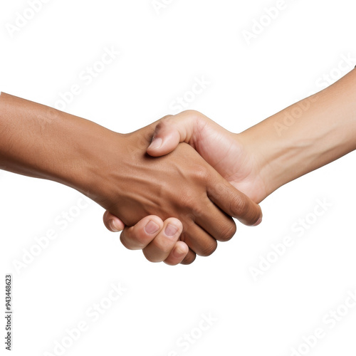 Shaking Hands Isolated on a Transparent Background
