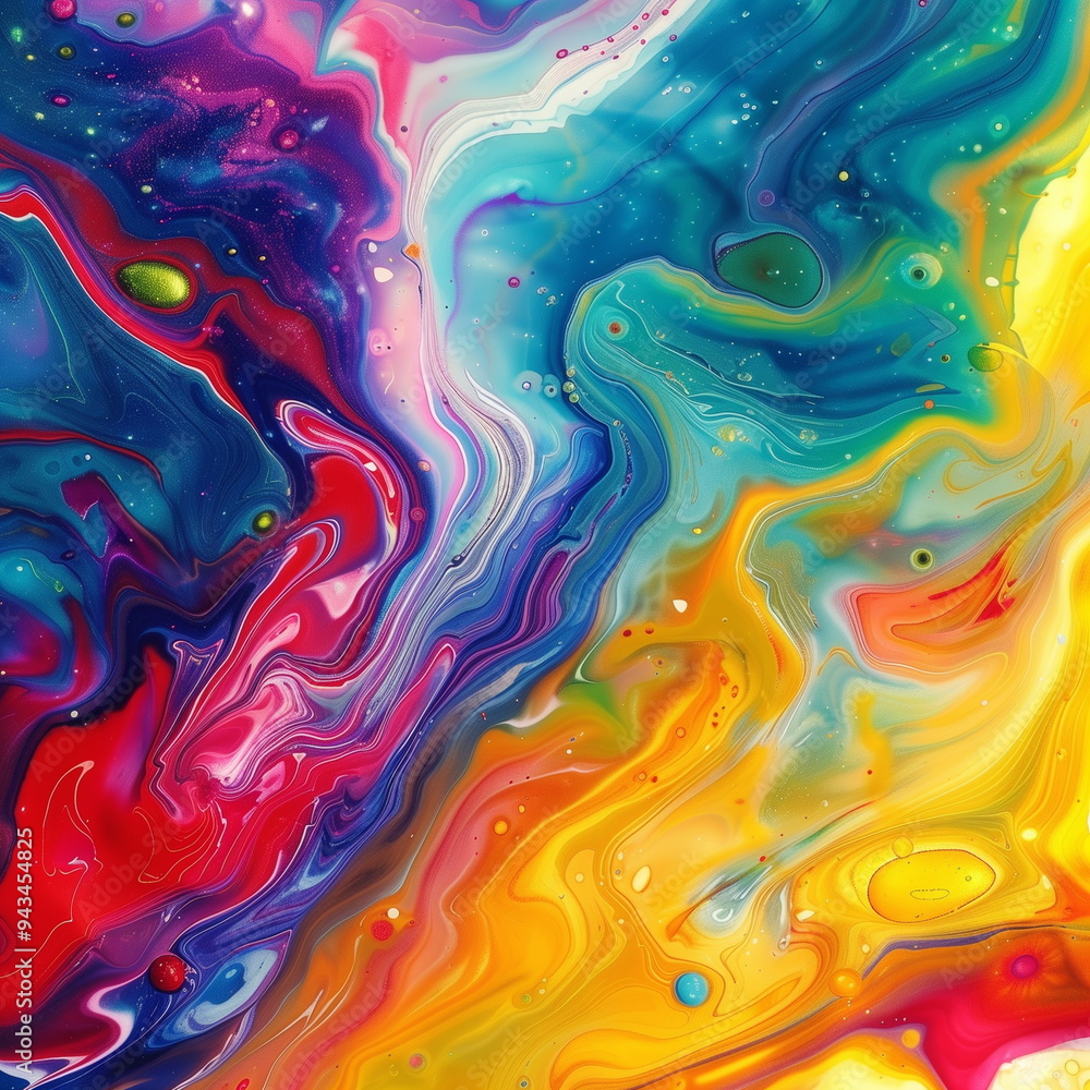 abstact colorful paint abstact colorful paint