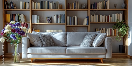 Contemporary Living Room Scene