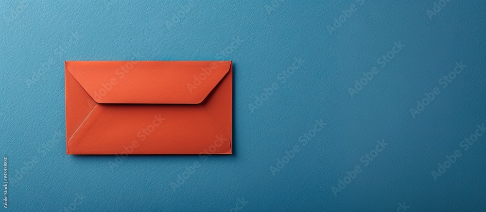 An organic traffic message on orange paper set against a blue background serving as a symbolic representation with available copy space image An organic traffic message on orange paper set against a blue background serving as a symbolic representation with available copy space image