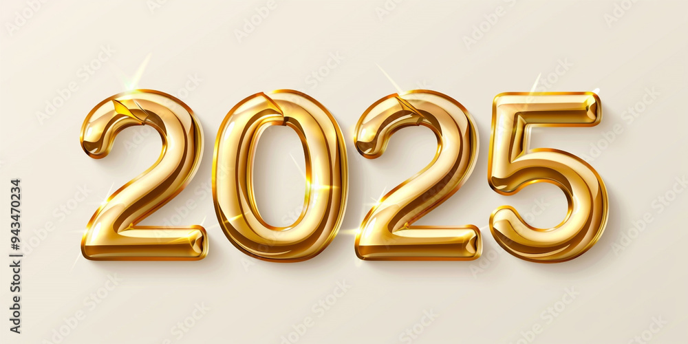 Festive golden 2025 balloon numbers floating with vibrant celebration confetti on a clear background Festive golden 2025 balloon numbers floating with vibrant celebration confetti on a clear background