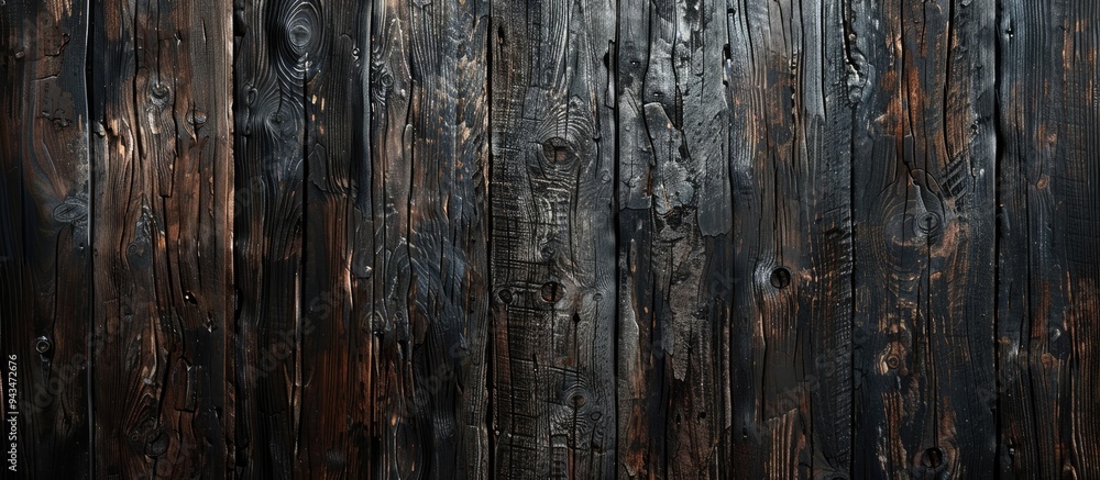 Naklejka premium Background material with a pine wood grain texture suitable for placement of copy space image