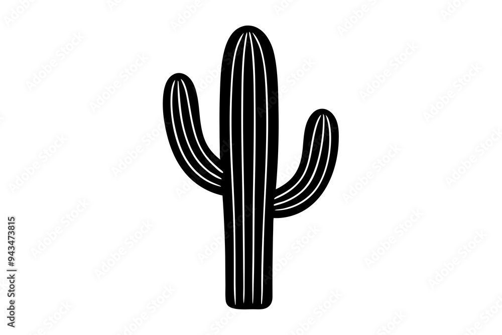 cactus saguaro vector illustration on a white background cactus saguaro vector illustration on a white background