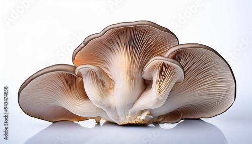 oyster mushroom or pleurotus ostreatus mushroom photo