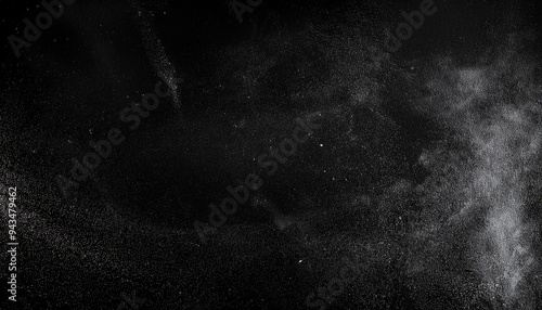 stained texture abstract background white dust and scratches over black surface empty space