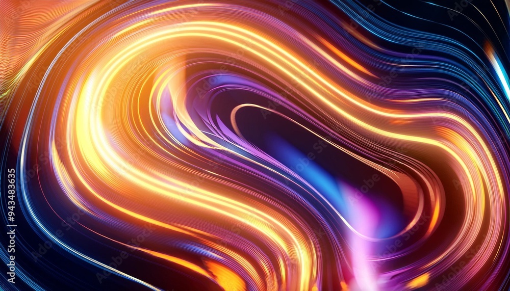 abstract liquid background with glowing lines abstract liquid background with glowing lines