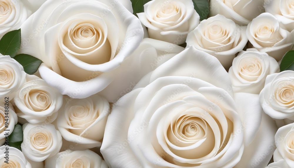 beautiful natural roses illustration contemporary floral background with white blooms beautiful natural roses illustration contemporary floral background with white blooms