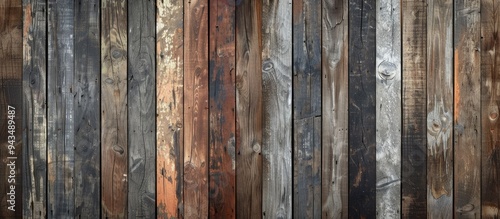 Background of weathered wooden planks with copy space image