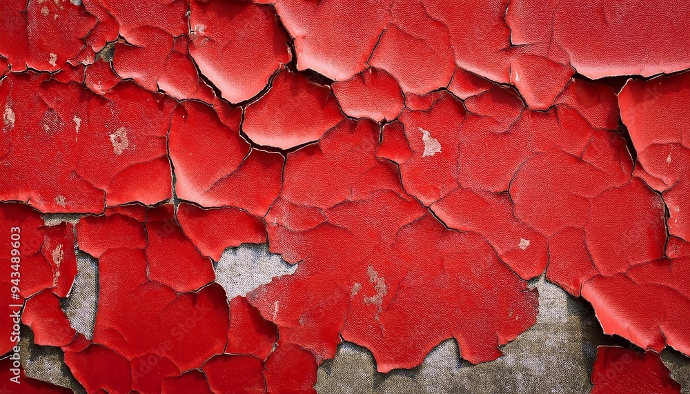 old weathered cement wall with red paint peeling off cracks and a copy space image old weathered cement wall with red paint peeling off cracks and a copy space image