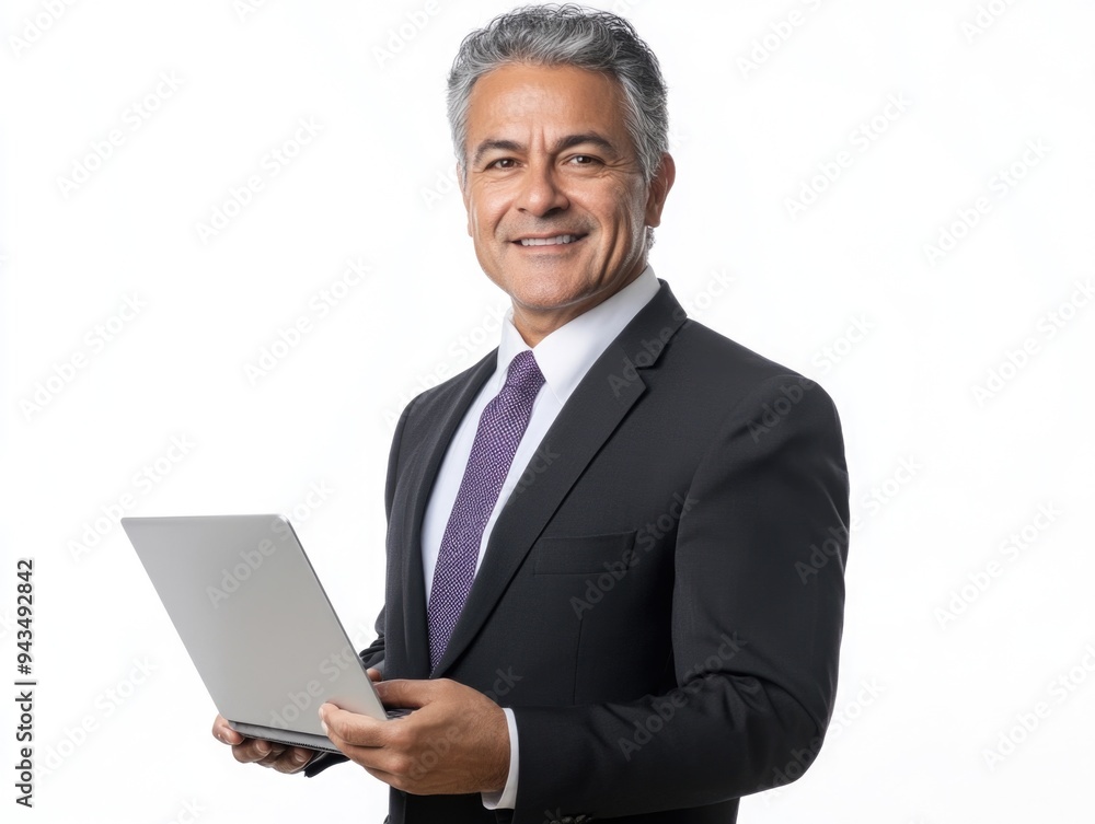 Confident Businessman With Tablet Confident Businessman With Tablet