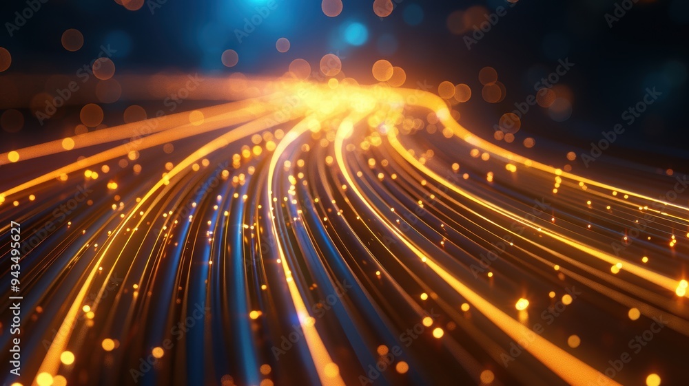 Dynamic abstract of glowing lines and particles in motion, creating a vibrant background for technology or art themes. Dynamic abstract of glowing lines and particles in motion, creating a vibrant background for technology or art themes.