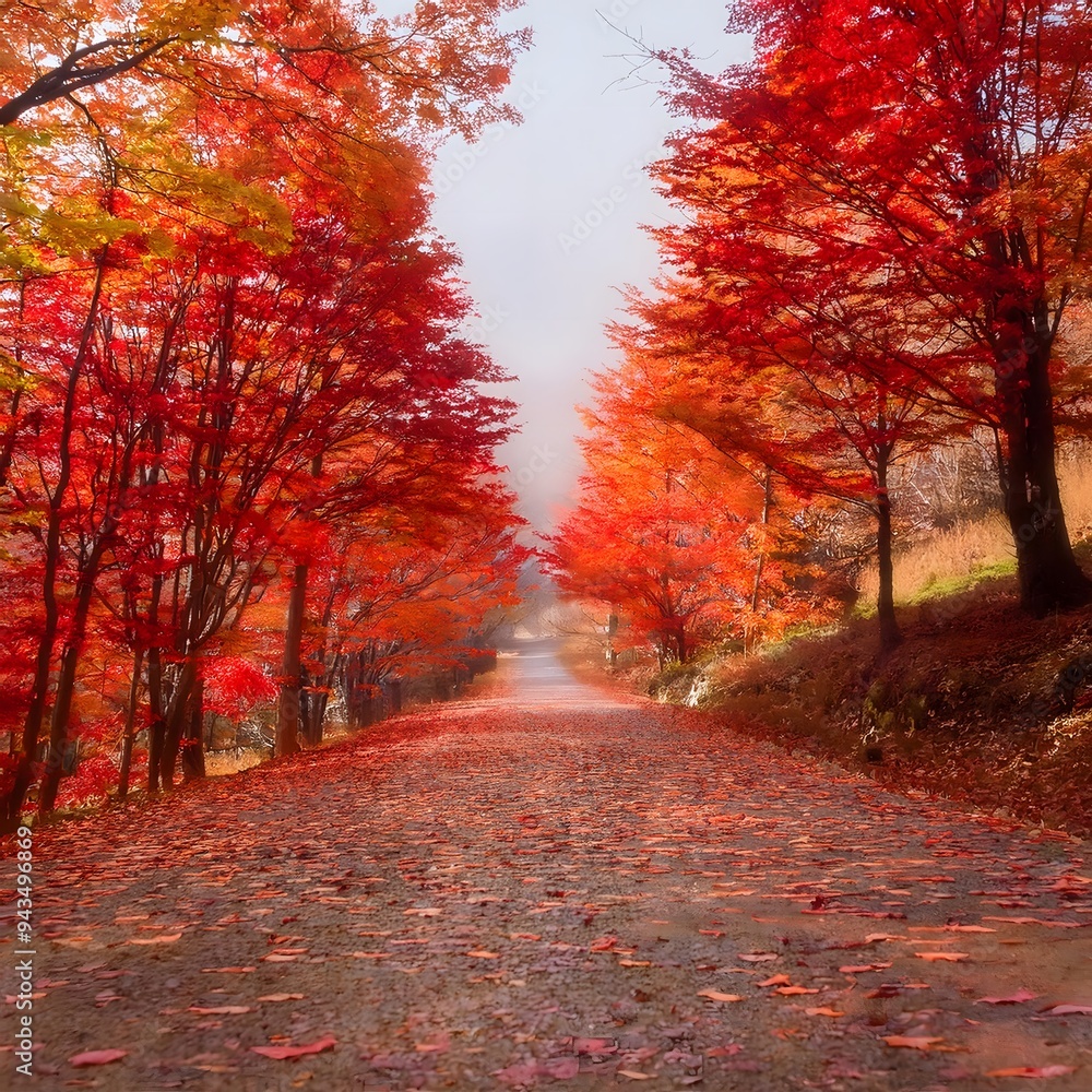 Fototapeta premium Autumn, Autumn leaves