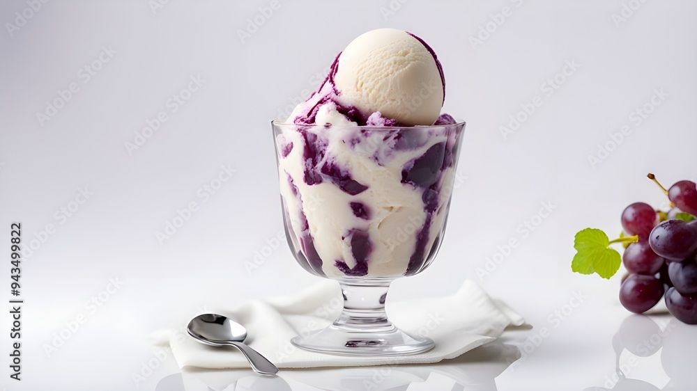 set of grape ice cream set of grape ice cream