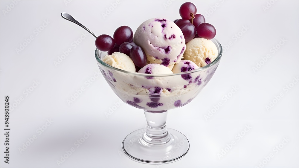 set of grape ice cream set of grape ice cream