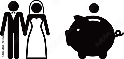結婚　貯金　アイコン