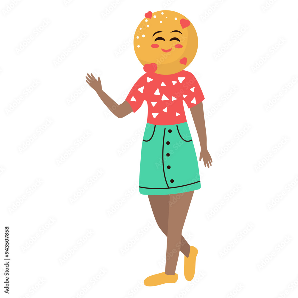 World smile day, vector cartoon illustration World smile day, vector cartoon illustration