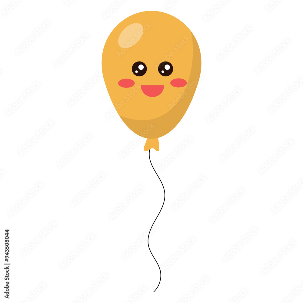 Naklejka premium World smile day, vector cartoon illustration