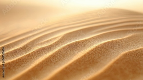 Golden Sand Dunes: Textured Landscape at Sunset