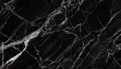 panorama black marble stone texture for background or luxurious tiles floor and wallpaper decorative design