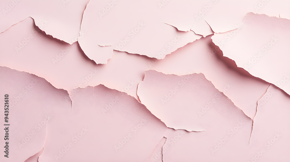 Soft pink paper texture features slight crinkles and torn edges creating a delicate and artistic background for design or abstract concepts Soft pink paper texture features slight crinkles and torn edges creating a delicate and artistic background for design or abstract concepts