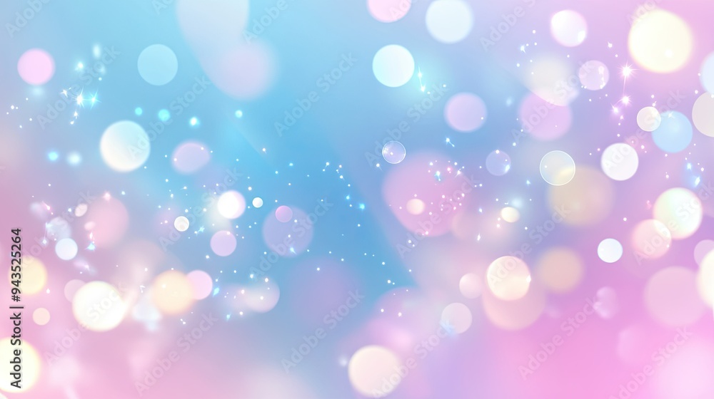 Abstract pastel background with floating bokeh lights in a vector illustration, evoking a soft and gentle atmosphere. Abstract pastel background with floating bokeh lights in a vector illustration, evoking a soft and gentle atmosphere.