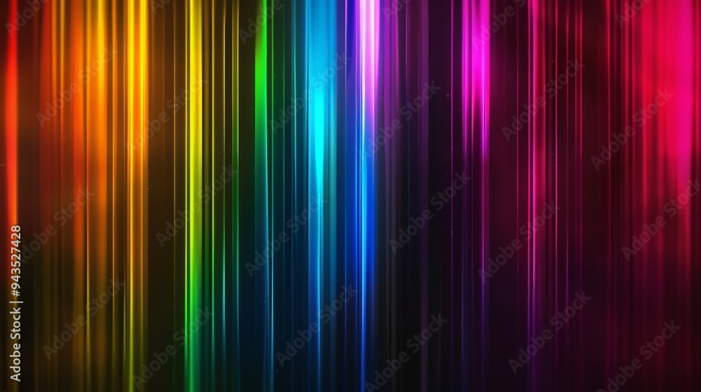 Abstract Rainbow Stripes Digital Artwork Abstract Rainbow Stripes Digital Artwork