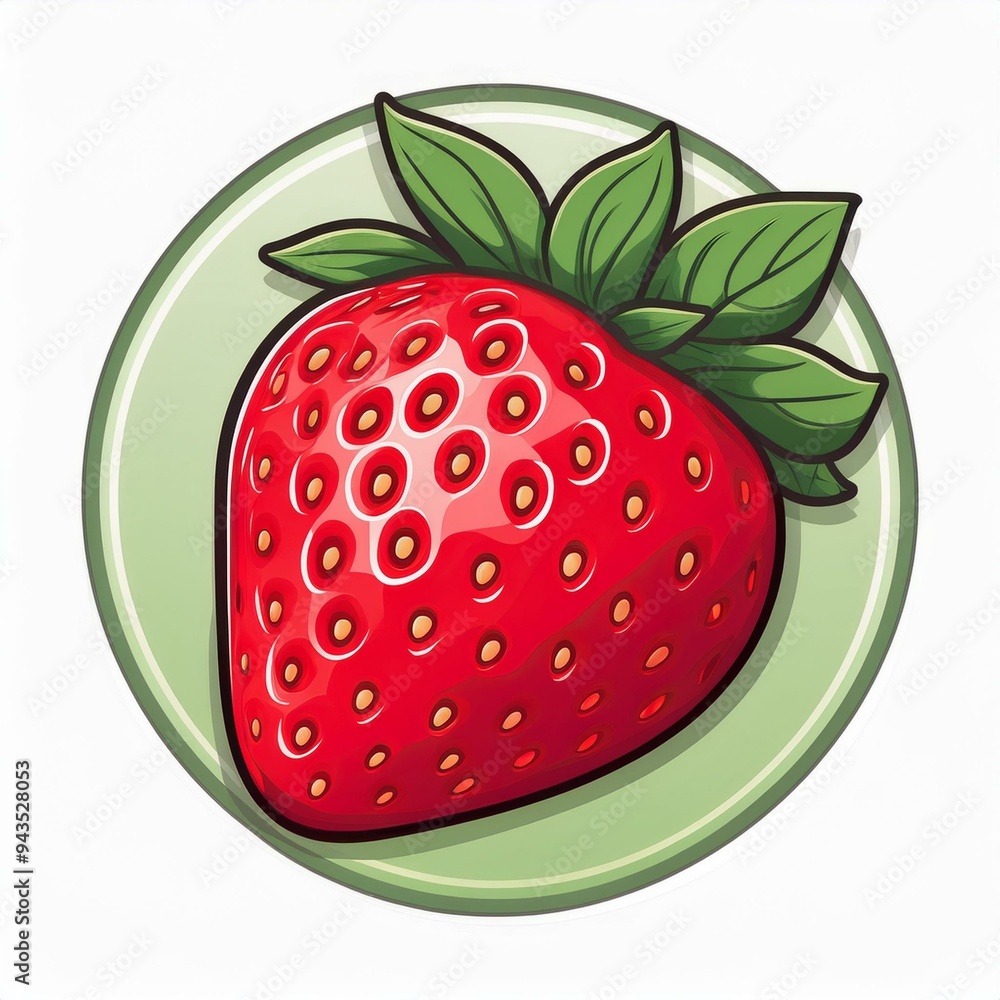 Strawberry Vector icon Illustration isolated on white background Strawberry Vector icon Illustration isolated on white background