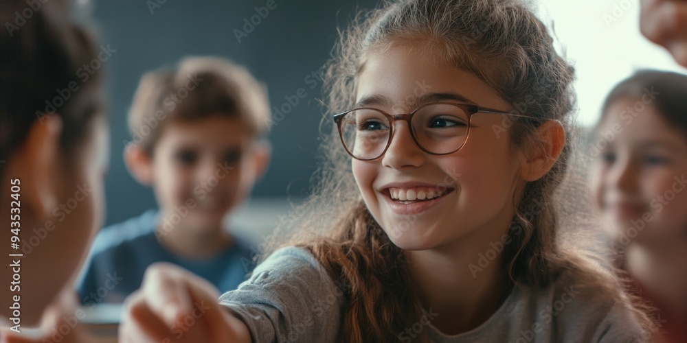 Joyful Classroom Scene Joyful Classroom Scene