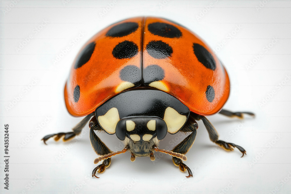 Lady Bug On White Background Lady Bug On White Background