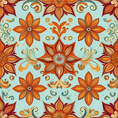 seamless pattern design, vector illustration