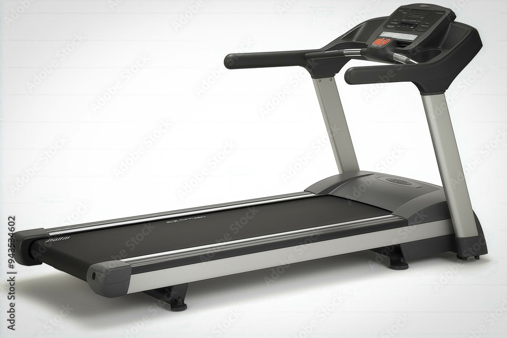 Treadmill On White Background Treadmill On White Background