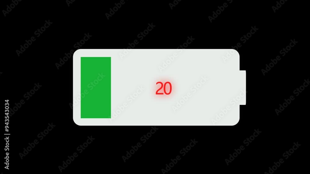charging icon animation with progressing towards 0 to 100%, power charging icon, Containing charge, battery power icon, energy icon. charging icon animation with progressing towards 0 to 100%, power charging icon, Containing charge, battery power icon, energy icon.