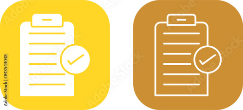 Checklist Vector Icon
