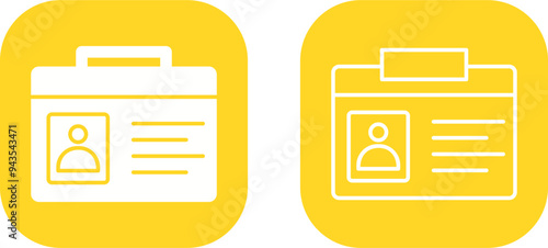 id card Vector Icon