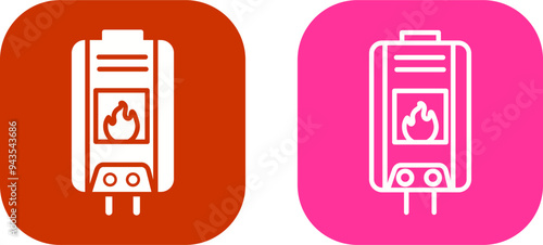 Water Heater Vector Icon