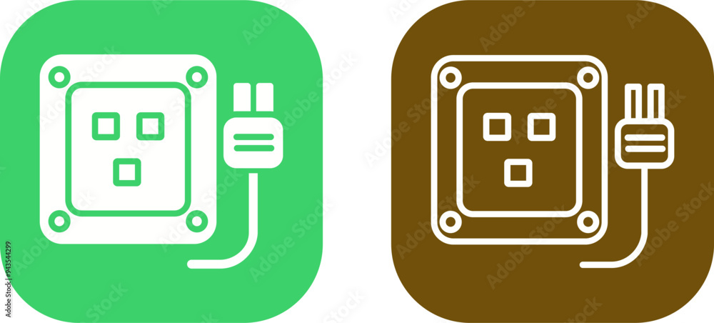 Socket Vector Icon Socket Vector Icon