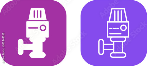 Thermostatic Head Vector Icon